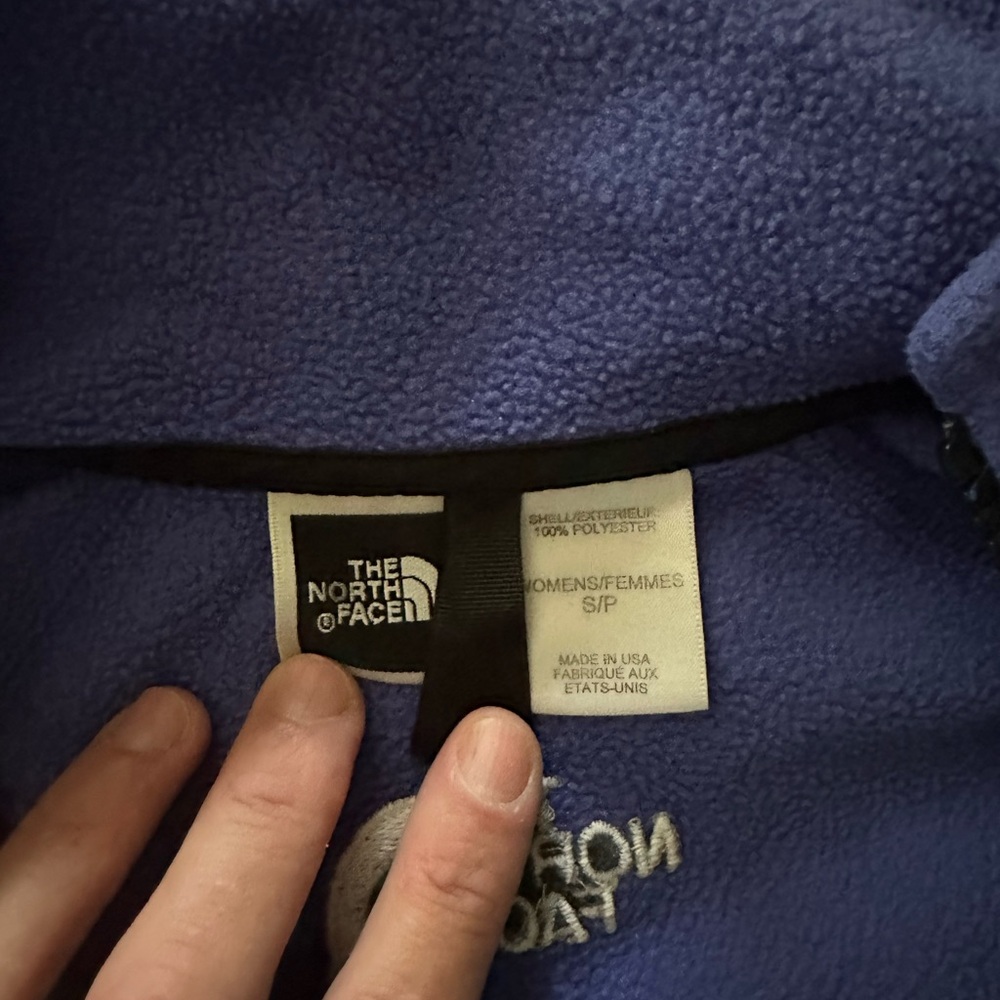 The North Face Purple Fleece Zip Up